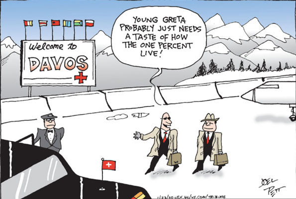 Welcome to Davos, de vliegschaamte voorbij