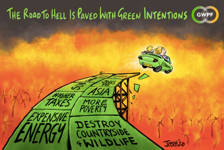 road to hell is paved with  green intentions