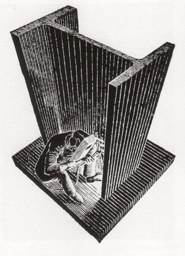 MC Escher: lasser gravure 1935
