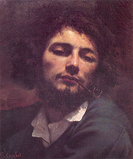 Courbet-self portrait