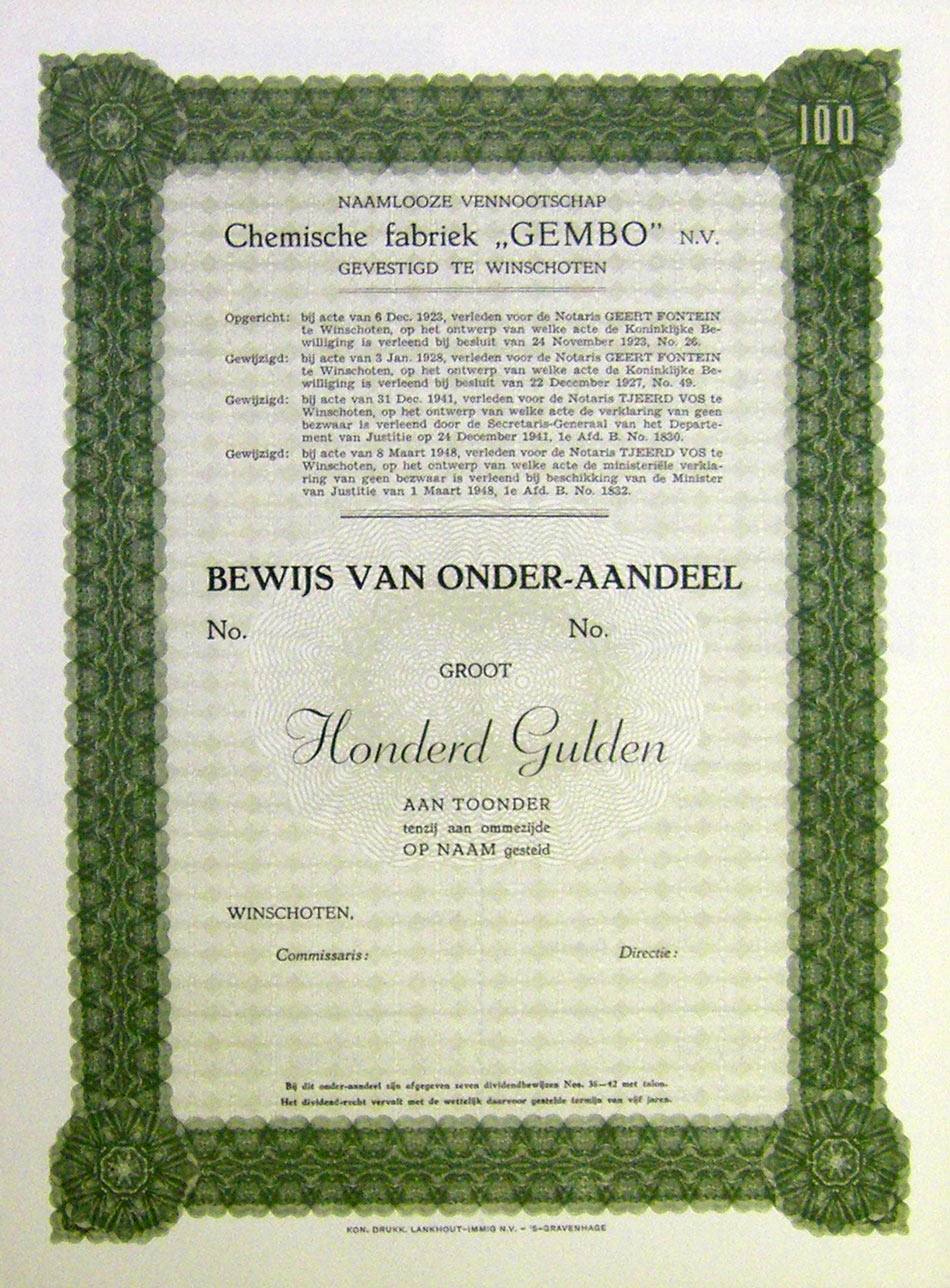 Scripophily art deco, old stocks