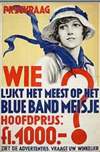 Blue Band meisje poster