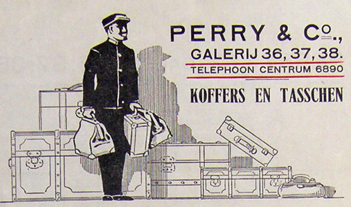 tassen bij Perry & Co. anno 1922