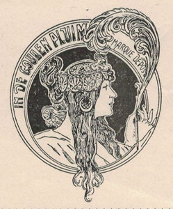 Art-Nouveau decoratie, 1910, Louis  Smets, Gent