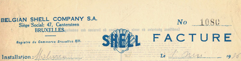 Belgian Shell Co., nota uit 1936