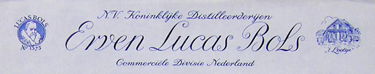Erven Lucas Bols, brief uit 1971