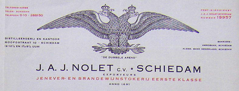 Nolet distillerderij "De dubbele Arend" 