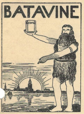 Batavine beeldmerk op rekening van Hafkenscheid& Zoon te Nijmegen, uit 1922