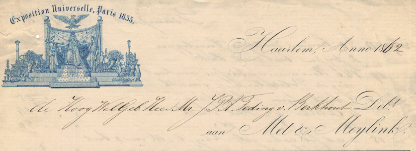 Met & Meijlink, 1862, nota