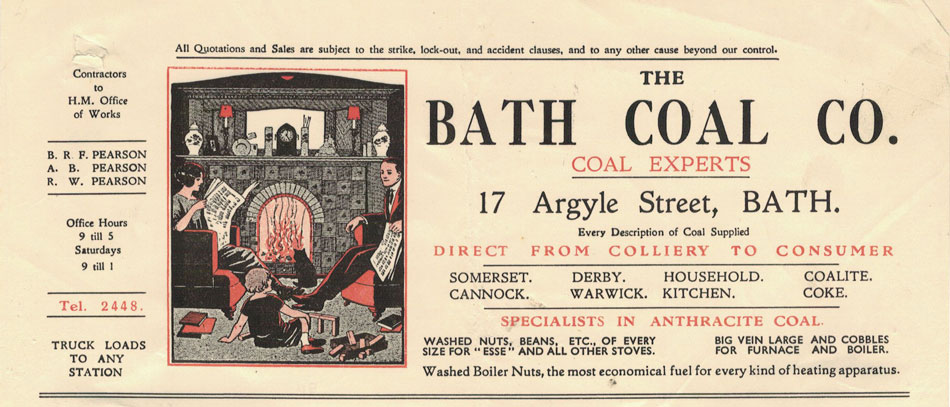 Bath Coal Co., letter sfrom 1939-42