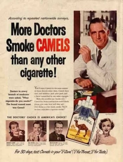 more doctors smoke Camel-ad
