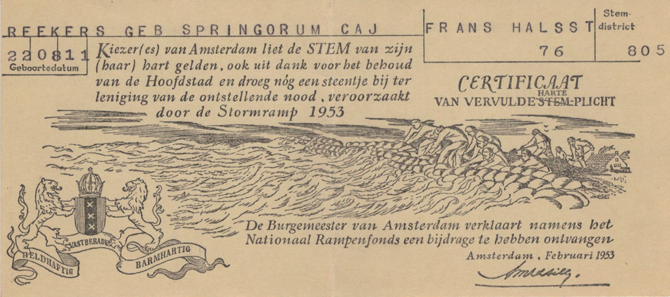 overstroming van Zeeland in 1953