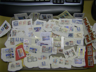 USA office post stamps