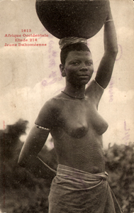 Afrique Occidentale Etude 216 Jeune Dahoméenne, picture postcard