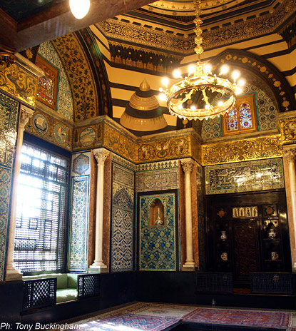 Lord Leighton's hall with Arabic tiles