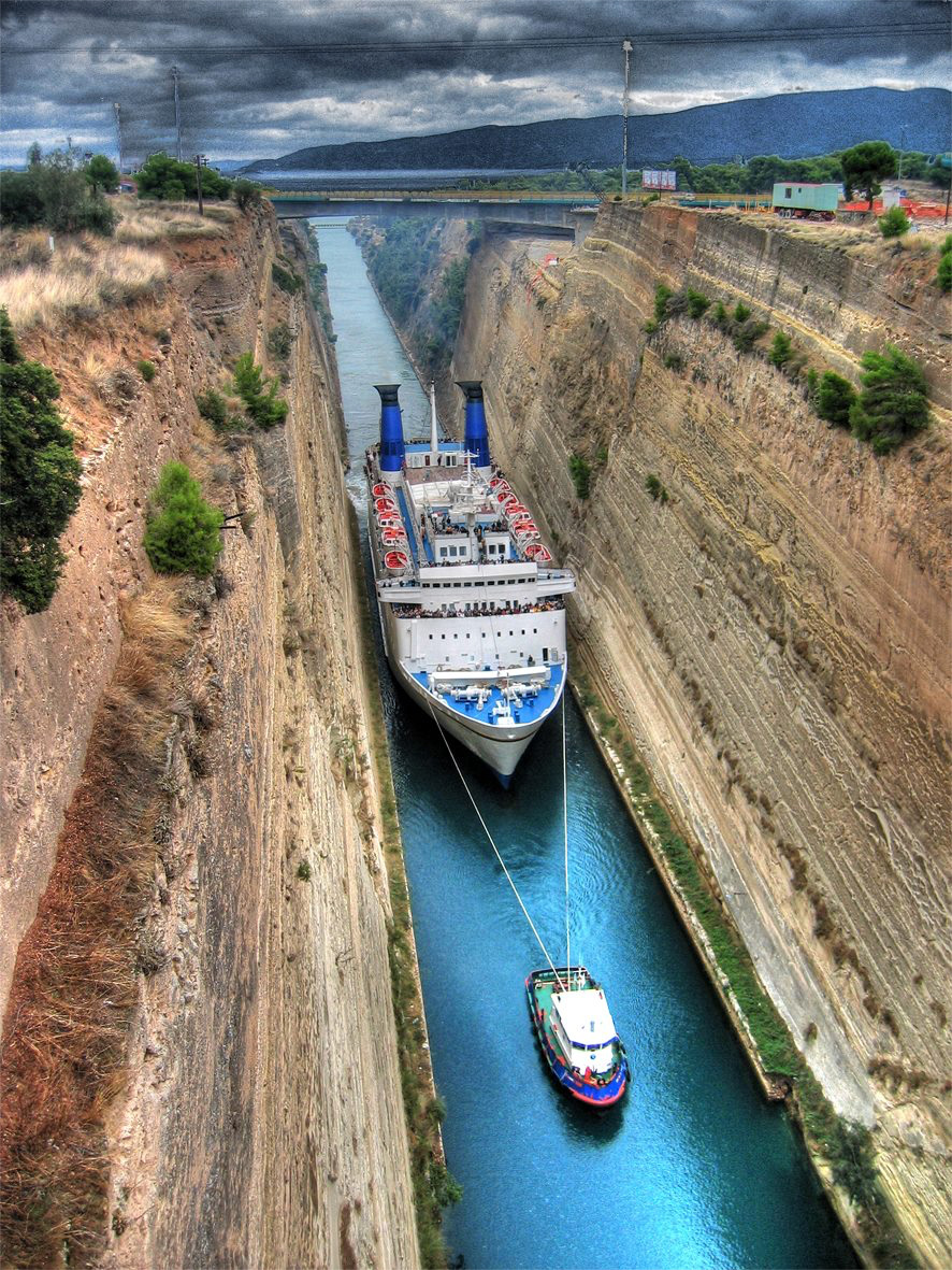 Canal Maritime de Corinthe-foto