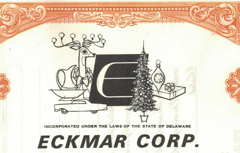 Eckmar Corp department store for Cristmas items